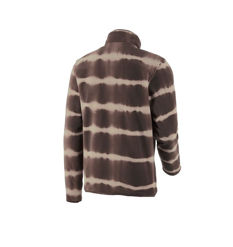 Shirts, Pullover & more: Fleece troyer tie-dye e.s.motion ten + chestnut/pecanbrown 4