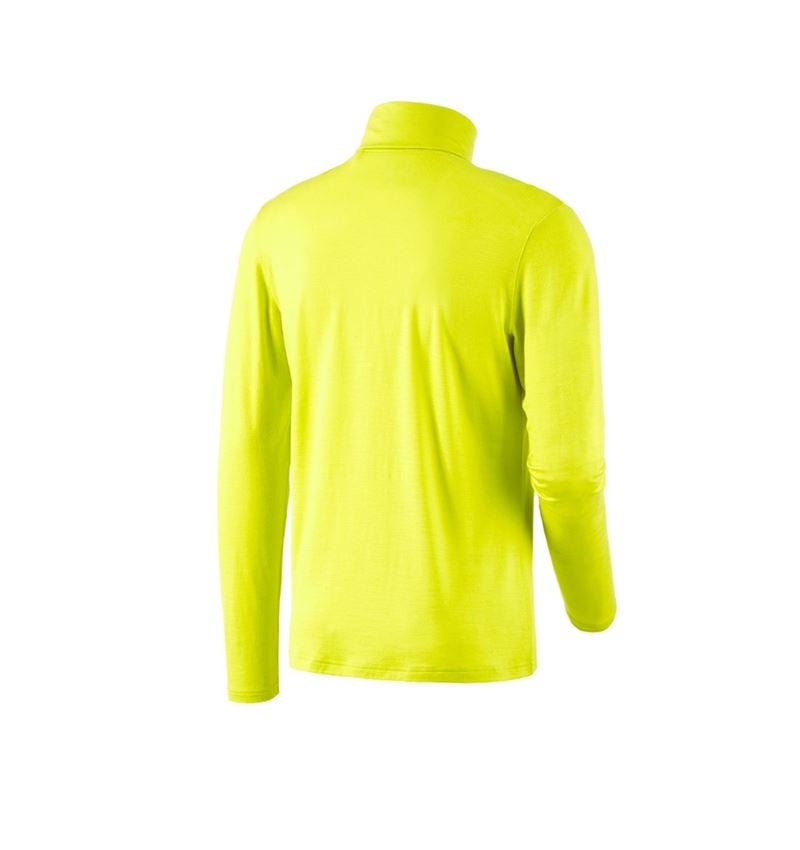 Shirts, Pullover & more: Turtle neck shirt Merino e.s.trail + acid yellow/black 4