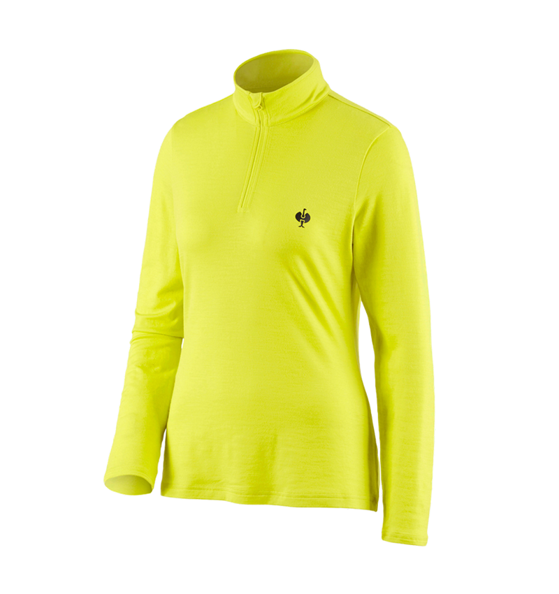 Shirts, Pullover & more: Troyer Merino e.s.trail, ladies' + acid yellow/black 2