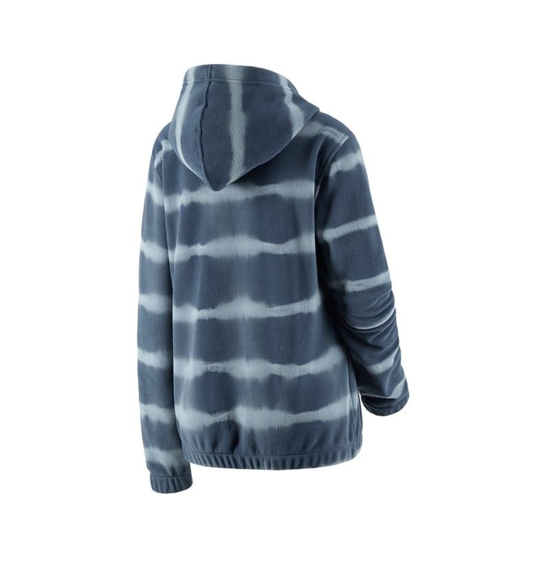 Shirts, Pullover & more: Fleece hoody tie-dye e.s.motion ten, ladies' + slateblue/smokeblue 3