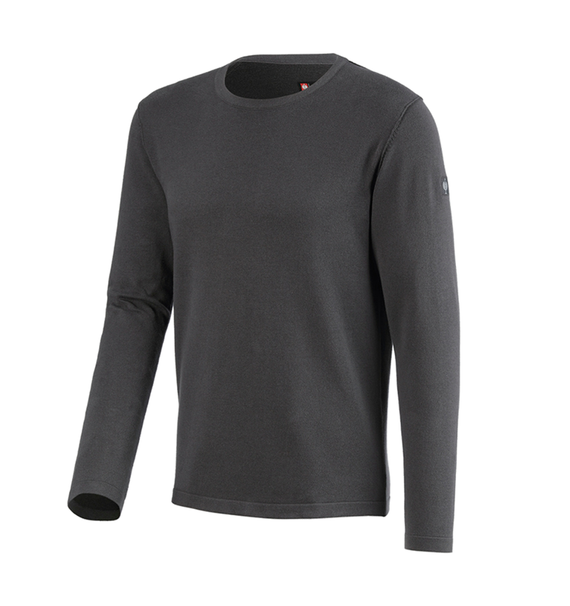 Shirts, Pullover & more: Knitted pullover e.s.iconic + carbongrey 8