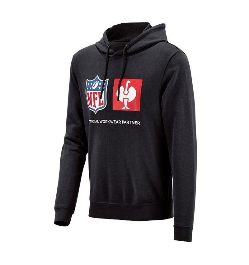 Bekleidung: NFL Hoodie cotton + schwarz 3