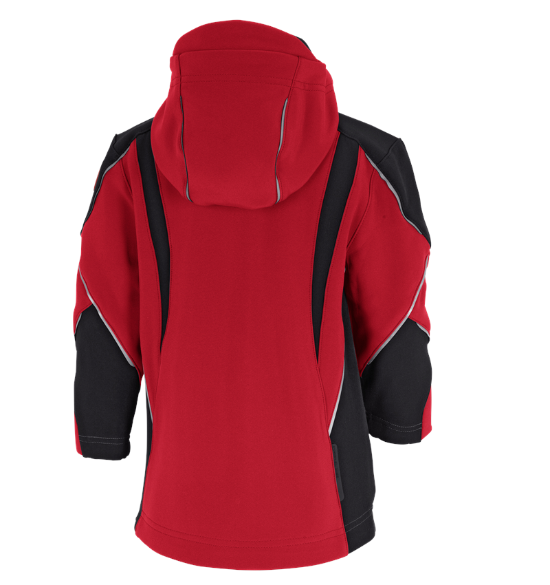 Cold: Softshell jacket e.s.vision, children’s + red/black 1