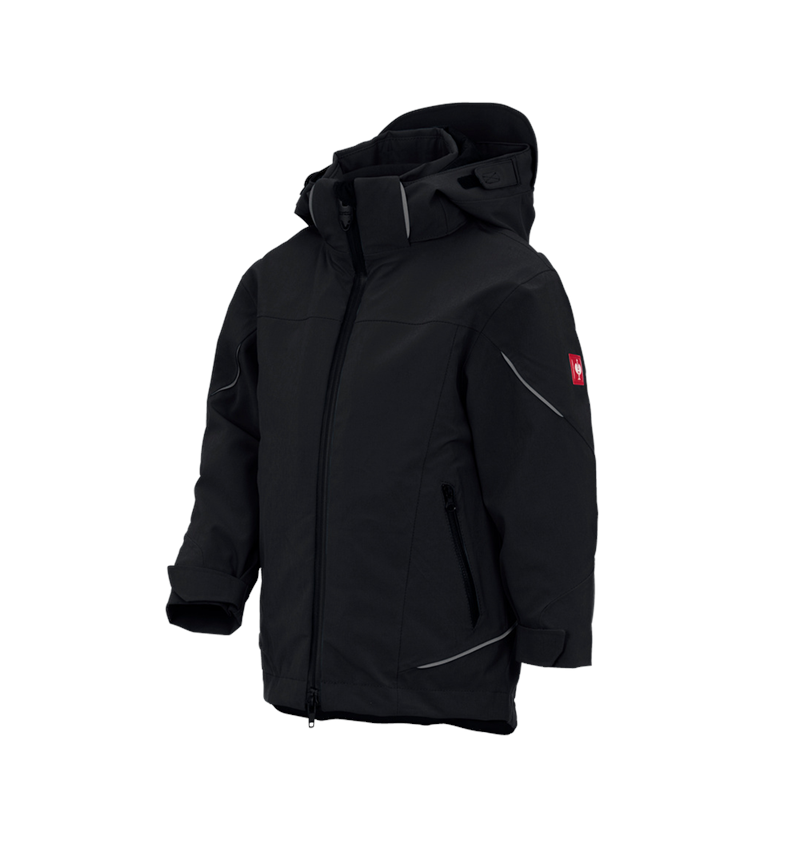 Jackets: 3 in 1 functional jacket e.s.vision, children's + black