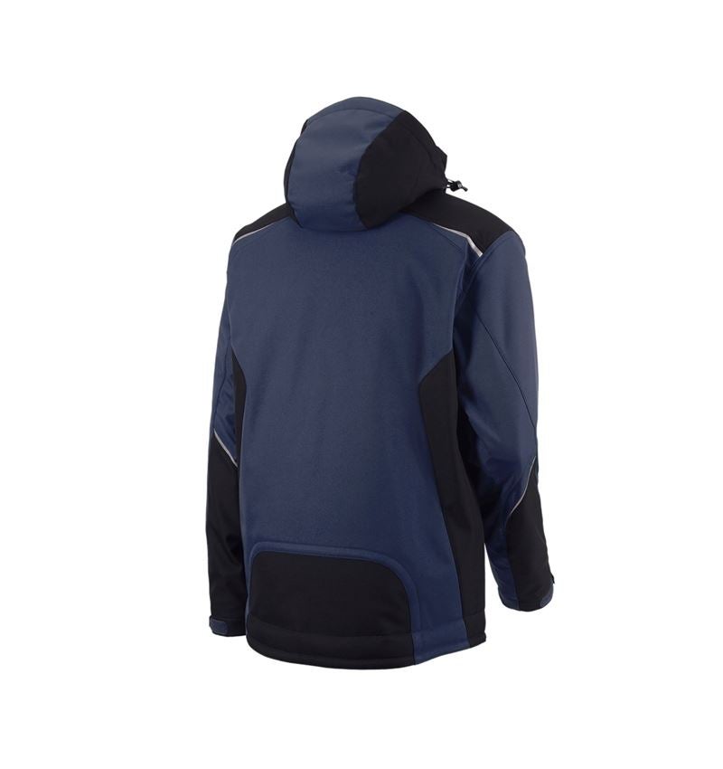 Work Jackets: Softshell jacket e.s.motion + navy/black 3