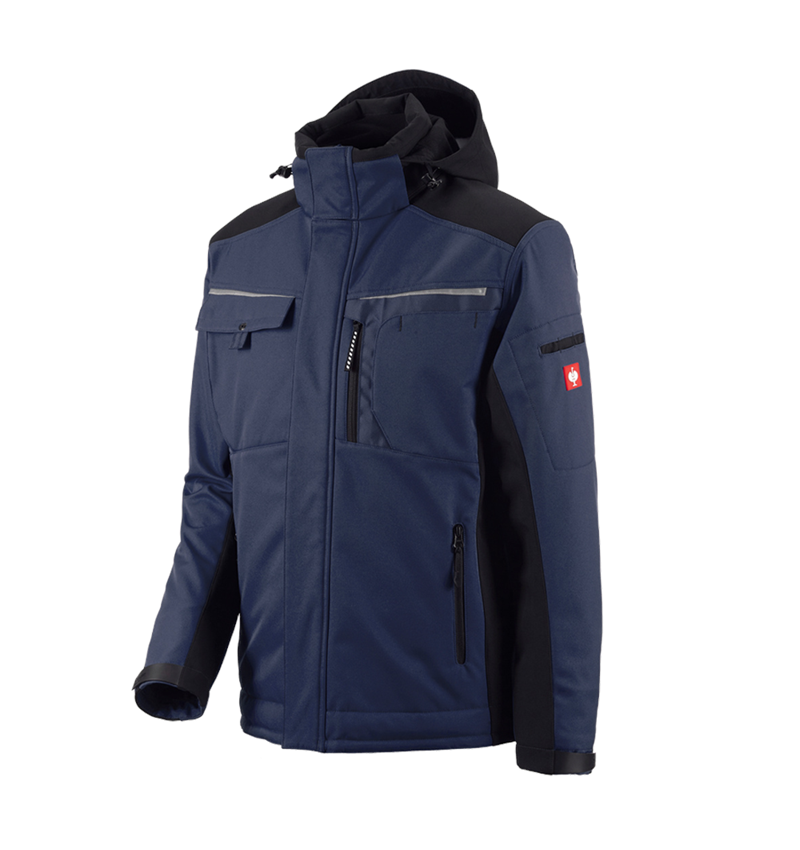 Work Jackets: Softshell jacket e.s.motion + navy/black 2