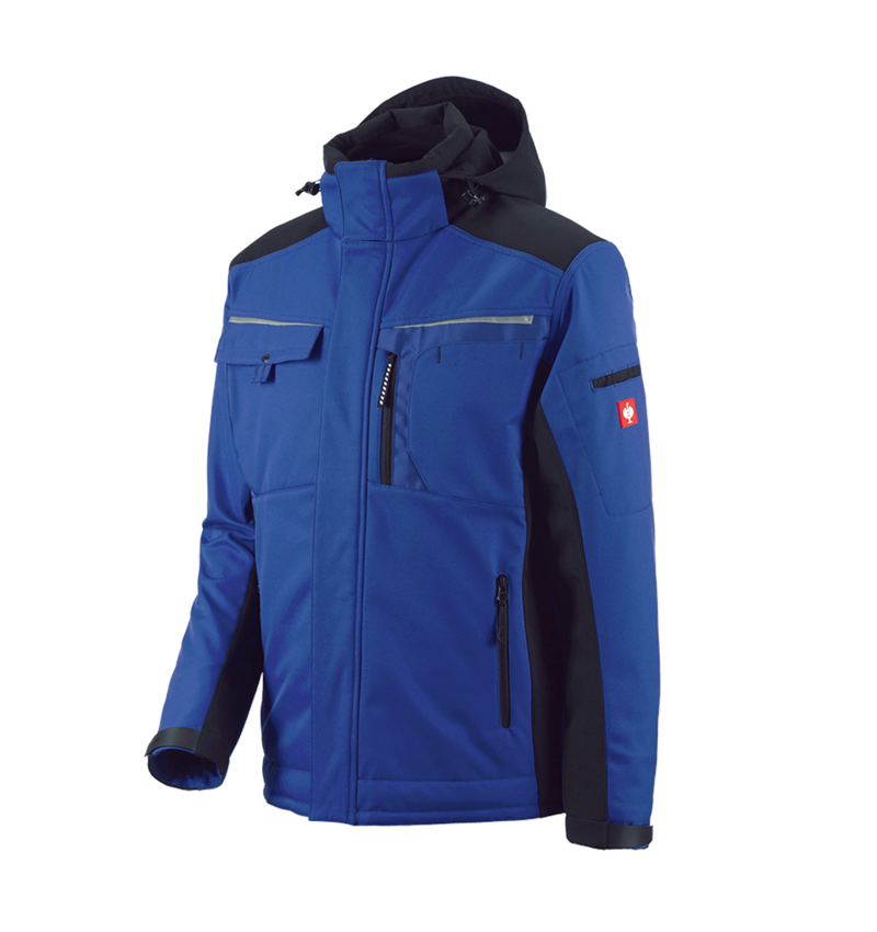 Work Jackets: Softshell jacket e.s.motion + royal/black 2