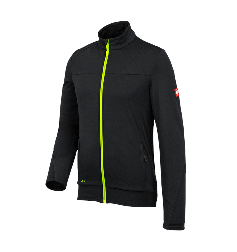 Work Jackets: FIBERTWIN® clima-pro jacket e.s.motion 2020 + black/high-vis yellow 2