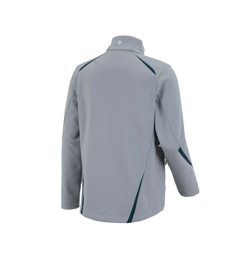 Work Jackets: Softshell jacket e.s.motion 2020 + platinum/seablue 3