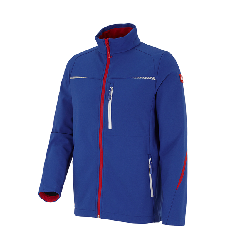Plumbers / Installers: Softshell jacket e.s.motion 2020 + royal/fiery red 3