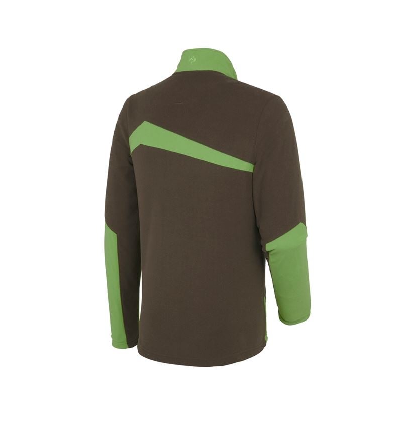 Work Jackets: Fleece jacket e.s.motion 2020 + chestnut/seagreen 3