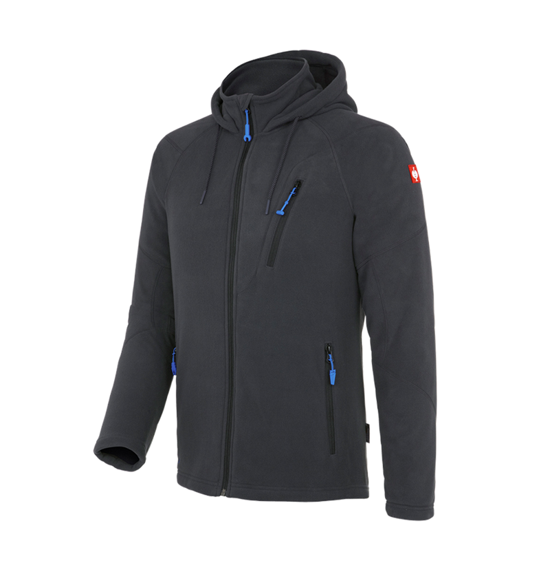 Cold: Hooded fleece jacket e.s.motion 2020 + graphite 2