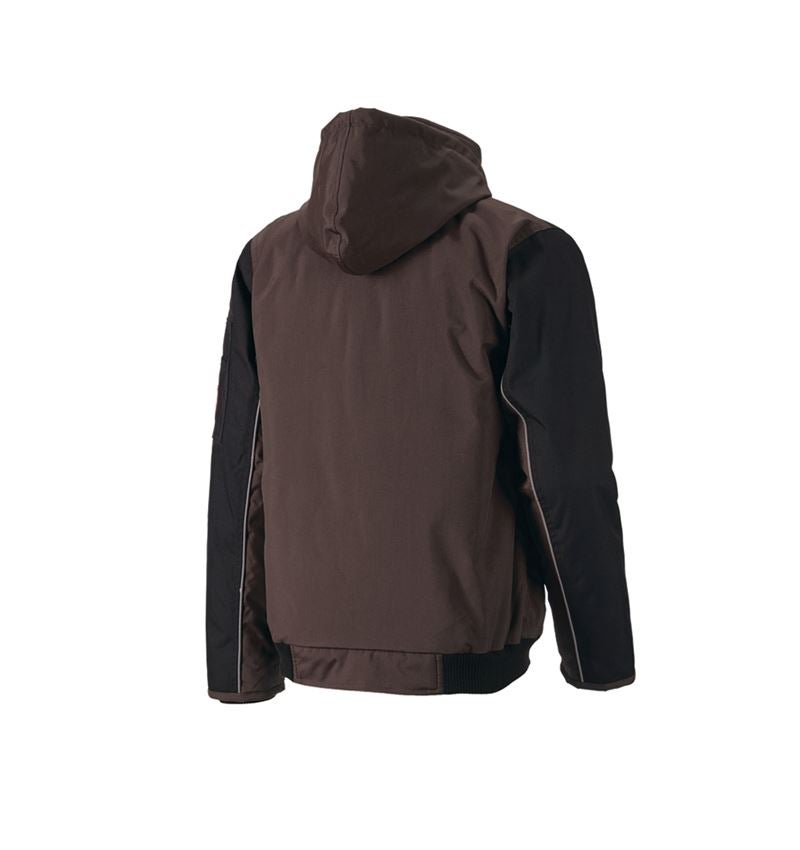 Work Jackets: Pilot jacket e.s.image  + brown/black 1