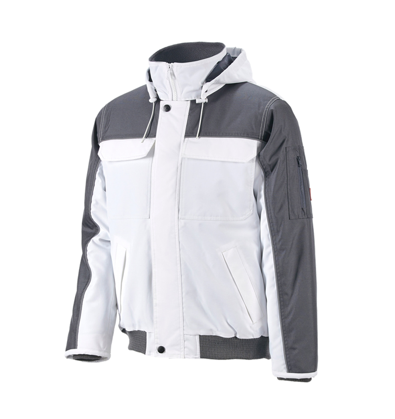 Work Jackets: Pilot jacket e.s.image  + white/grey