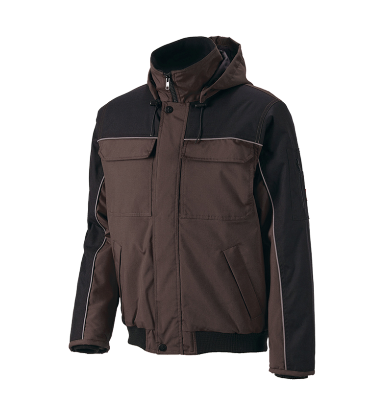 Work Jackets: Pilot jacket e.s.image  + brown/black