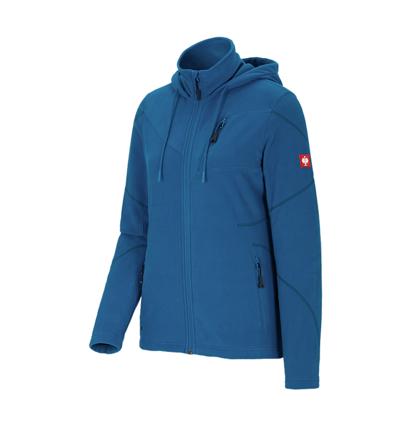Gardening / Forestry / Farming: Hooded fleece jacket e.s.motion 2020, ladies' + atoll