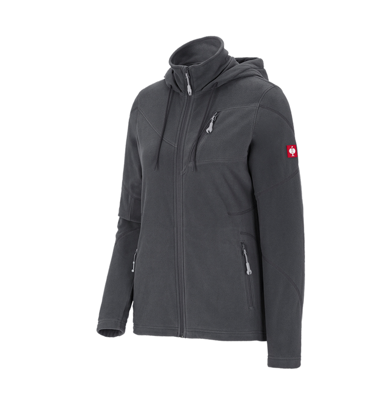 Plumbers / Installers: Hooded fleece jacket e.s.motion 2020, ladies' + anthracite