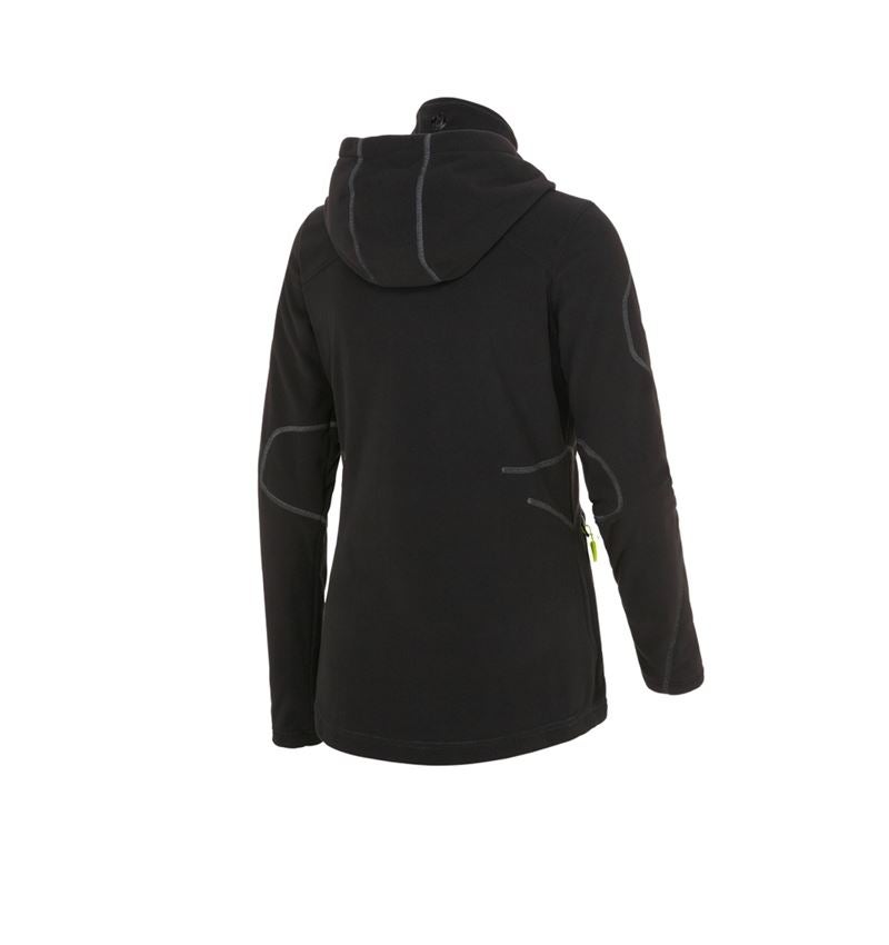 Work Jackets: Hooded fleece jacket e.s.motion 2020, ladies' + black 2