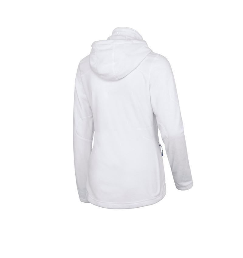 Plumbers / Installers: Hooded fleece jacket e.s.motion 2020, ladies' + white 2