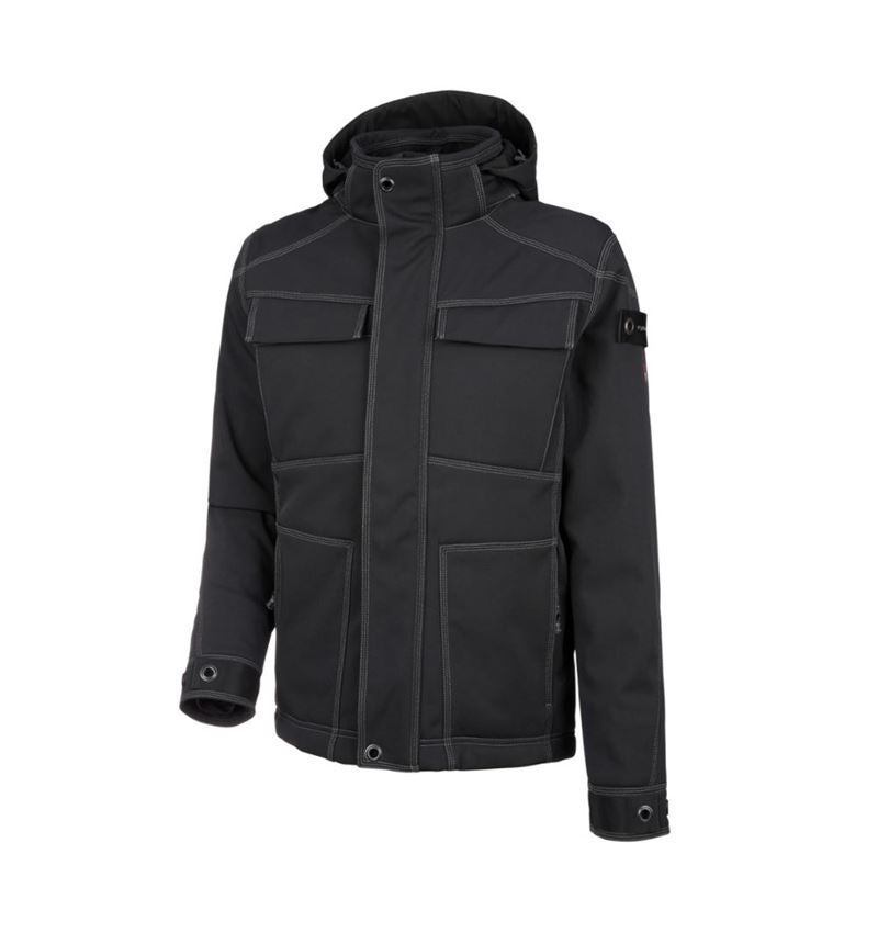 Jacken: Winter Softshelljacke e.s.roughtough + schwarz 2