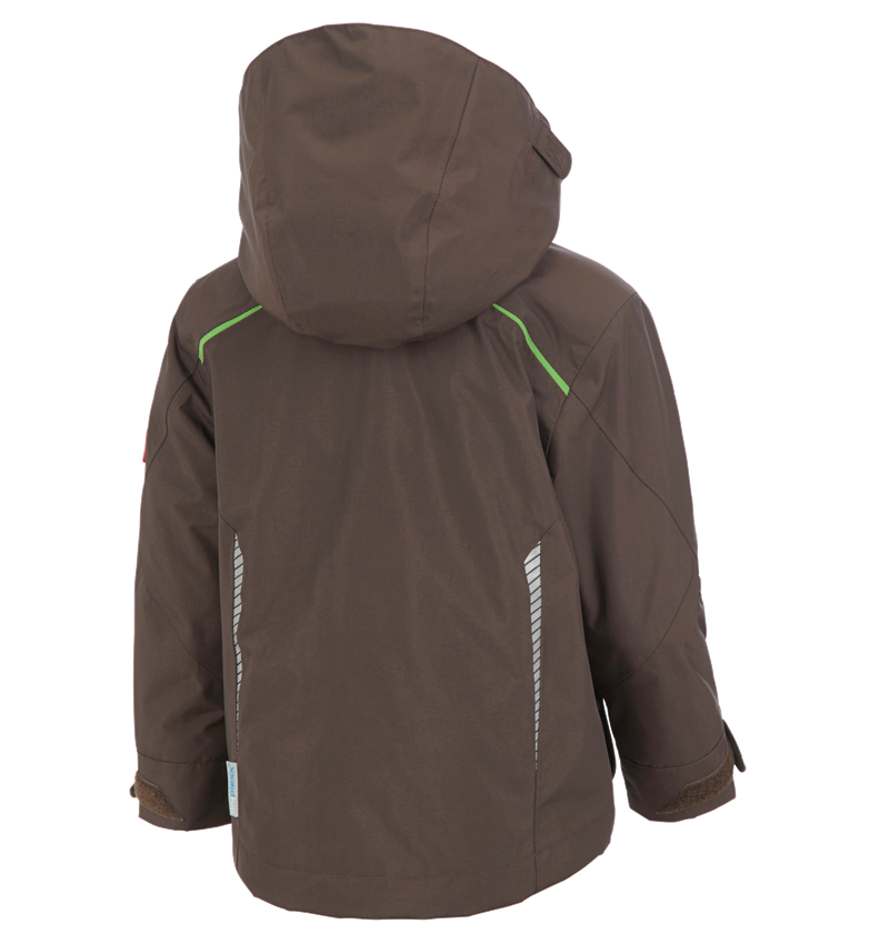 Cold: 3 in 1 functional jacket e.s.motion 2020,  childr. + chestnut/seagreen 1