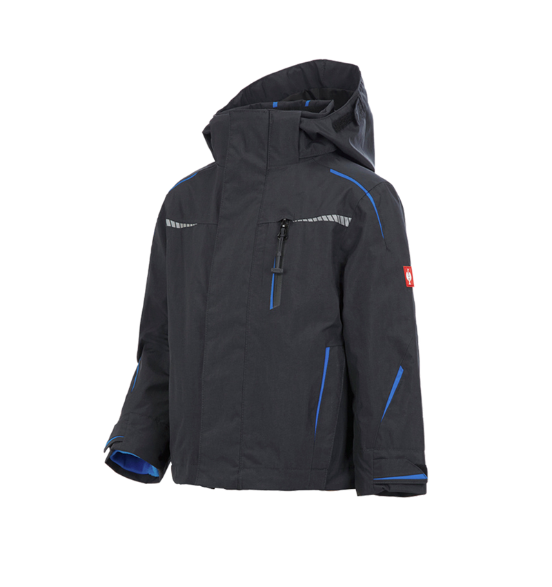 Cold: 3 in 1 functional jacket e.s.motion 2020,  childr. + graphite/gentianblue