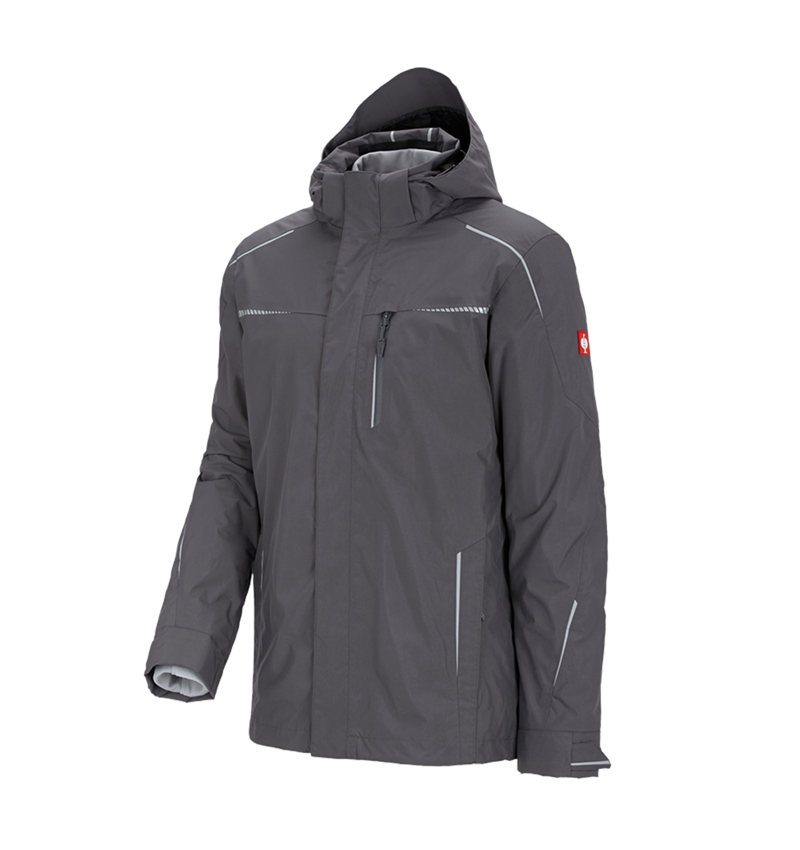 Work Jackets: 3 in 1 functional jacket e.s.motion 2020, men's + anthracite/platinum 1
