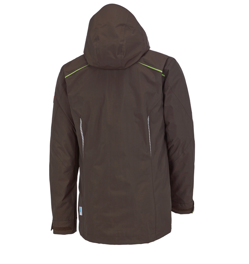 Work Jackets: 3 in 1 functional jacket e.s.motion 2020, men's + chestnut/seagreen 3