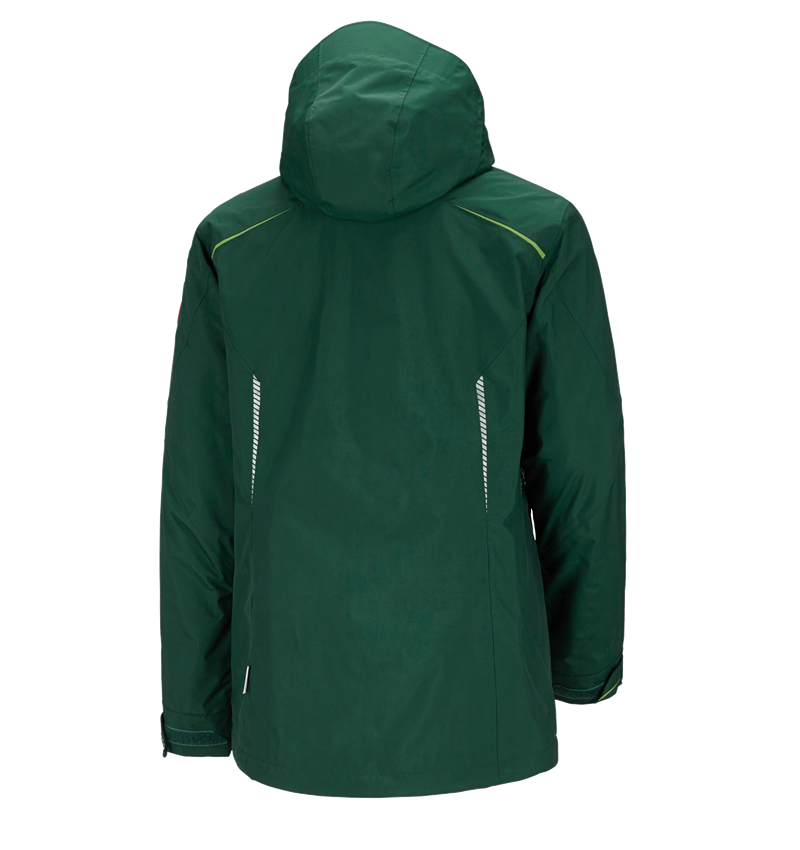 Work Jackets: 3 in 1 functional jacket e.s.motion 2020, men's + green/seagreen 3