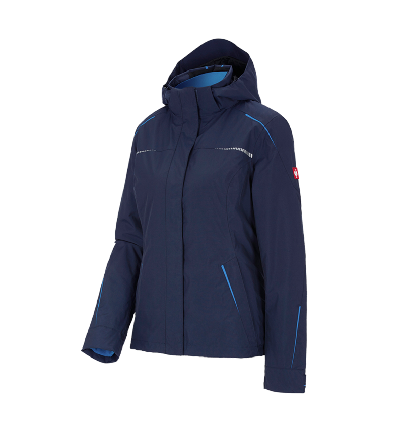 Work Jackets: 3 in 1 functional jacket e.s.motion 2020, ladies' + navy/atoll 2