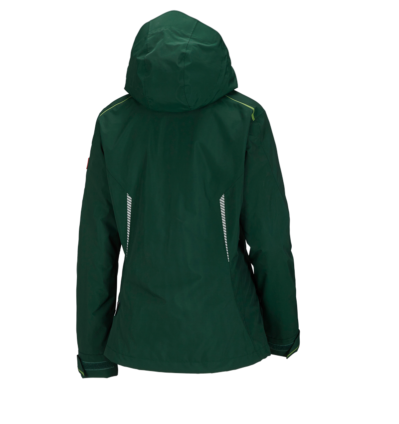 Work Jackets: 3 in 1 functional jacket e.s.motion 2020, ladies' + green/seagreen 3