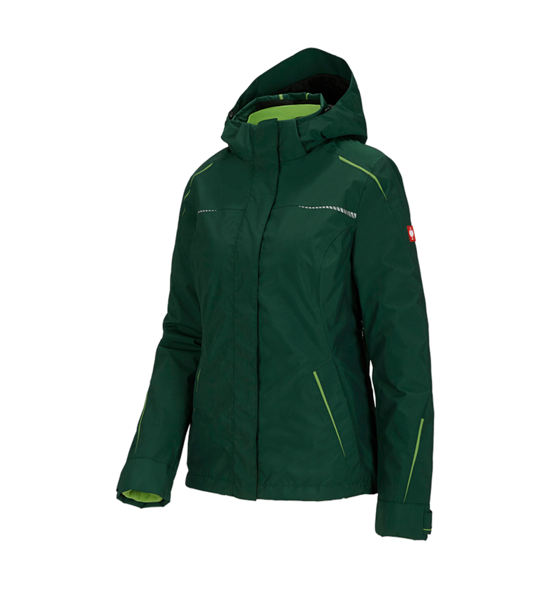 Work Jackets: 3 in 1 functional jacket e.s.motion 2020, ladies' + green/seagreen 2