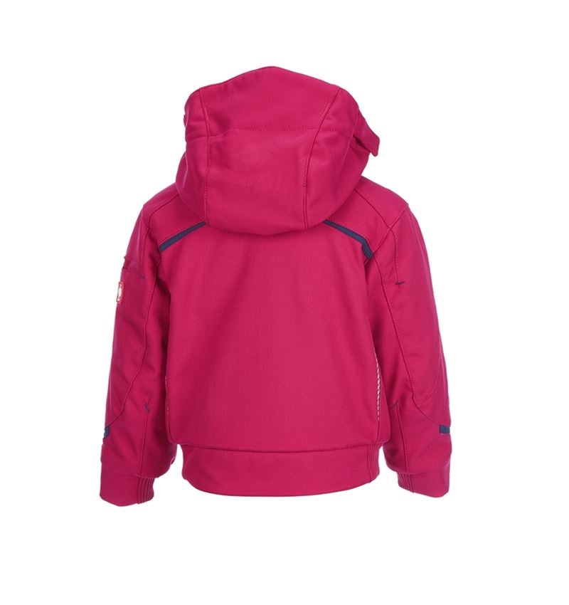 Jackets: Winter softshell jacket e.s.motion 2020,children's + berry/navy 1