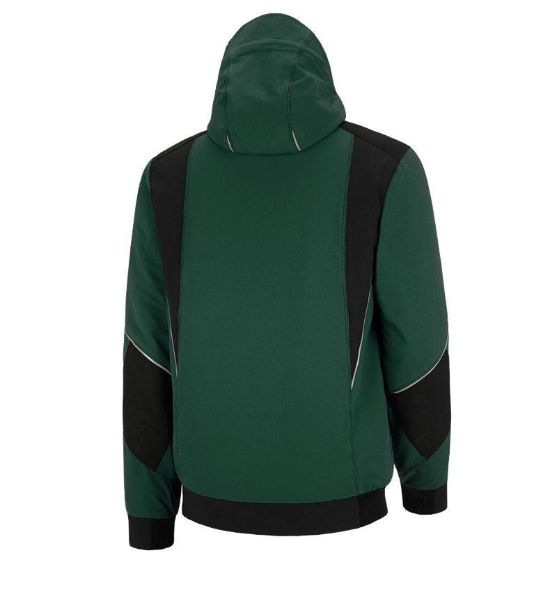 Work Jackets: Winter functional jacket e.s.dynashield + green/black 3