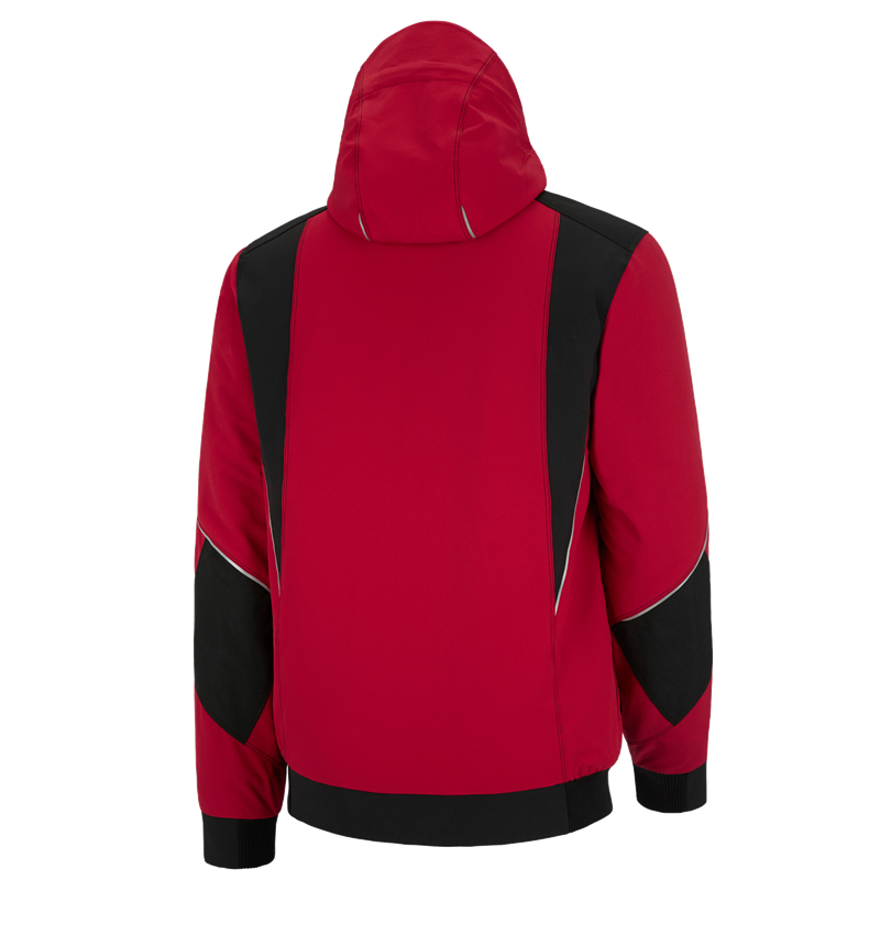 Work Jackets: Winter functional jacket e.s.dynashield + fiery red/black 3