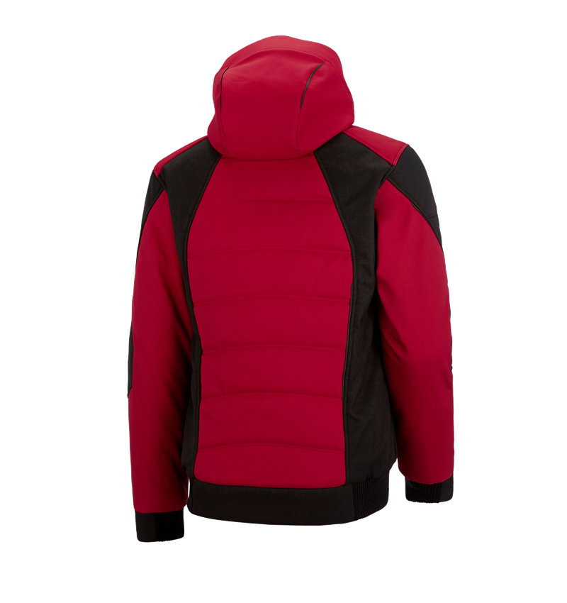 Topics: Winter softshell jacket e.s.vision + red/black 3