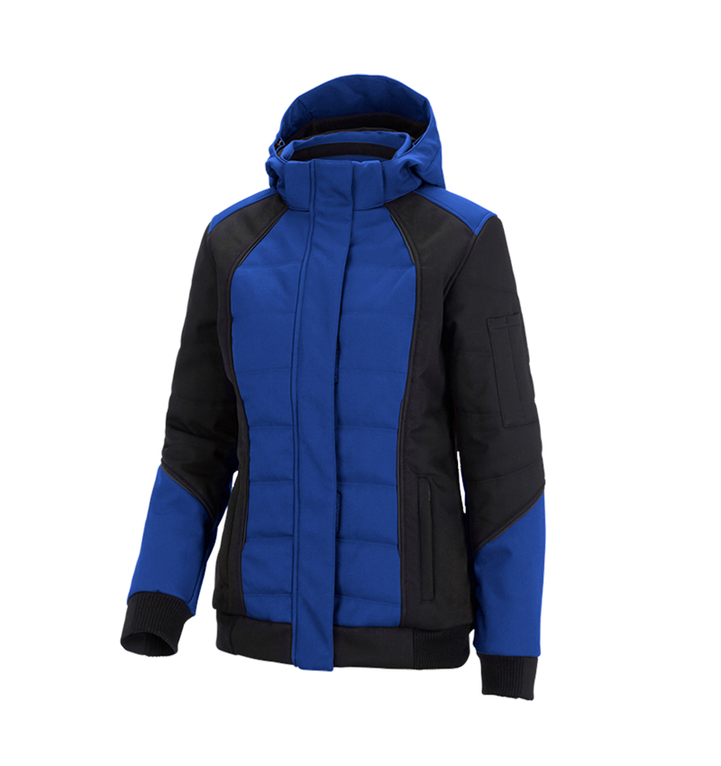 Plumbers / Installers: Winter softshell jacket e.s.vision, ladies' + royal/black 2