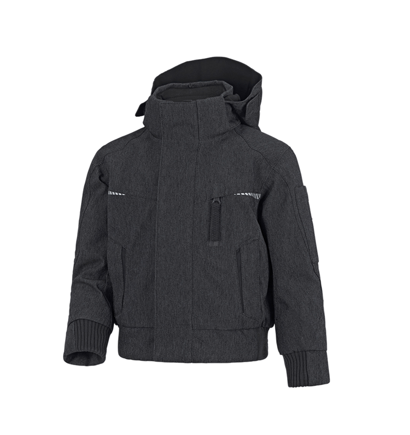 Jackets: Winter functional pilot jacket e.s.motion denim,c. + graphite 2