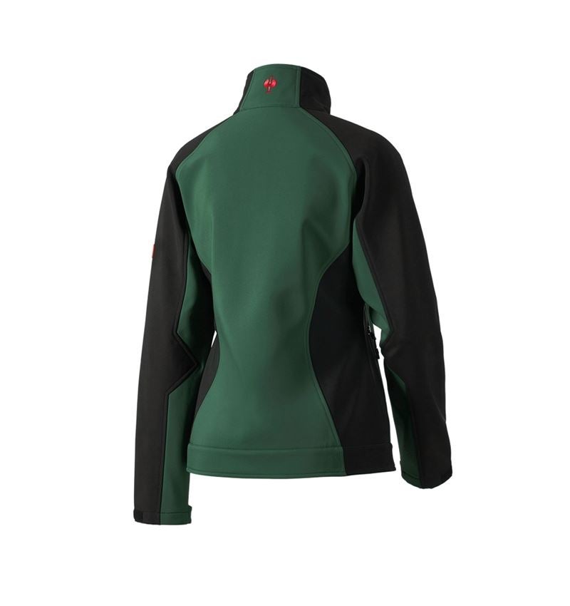 Vestes de travail: Veste Softshell dryplexx® softlight, femmes + vert/noir 3