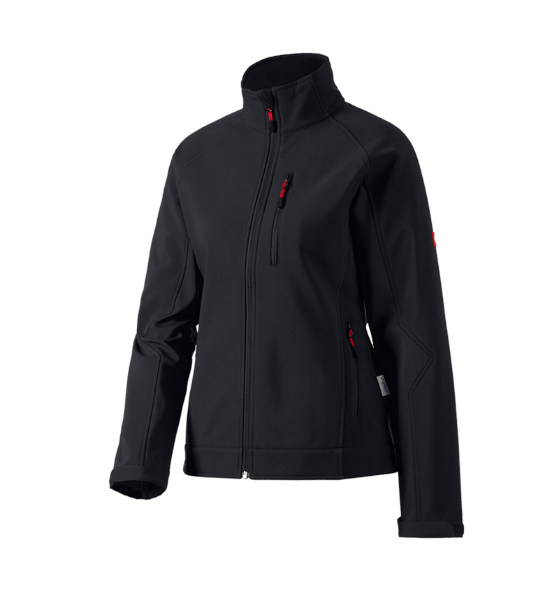 Horti-/ Sylvi-/ Agriculture: Veste Softshell dryplexx® softlight, femmes + noir 2