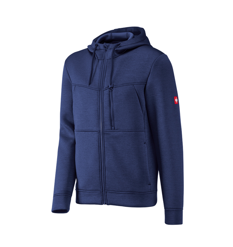Cold: Hooded jacket climafoam e.s.dynashield + pacific melange 3