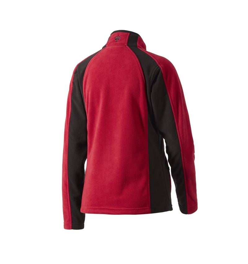 Vestes de travail: Veste en laine polaire dryplexx® micro, femmes + rouge/noir 2