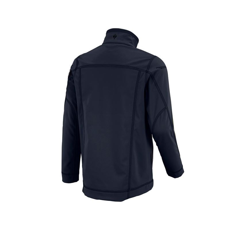 Installateurs / Plombier: Veste Softshell e.s.roughtough + bleu nuit 3