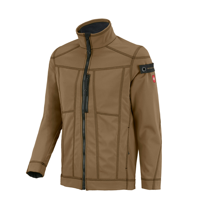 Installateur / Klempner: Softshelljacke e.s.roughtough + walnuss 2