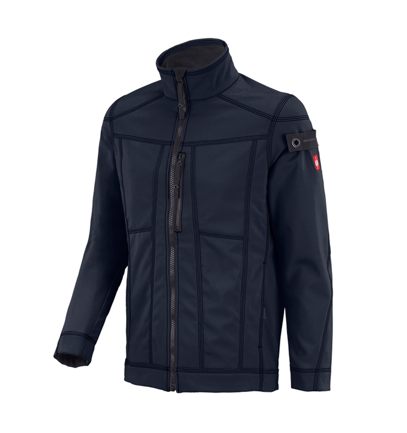 Installateurs / Plombier: Veste Softshell e.s.roughtough + bleu nuit 2