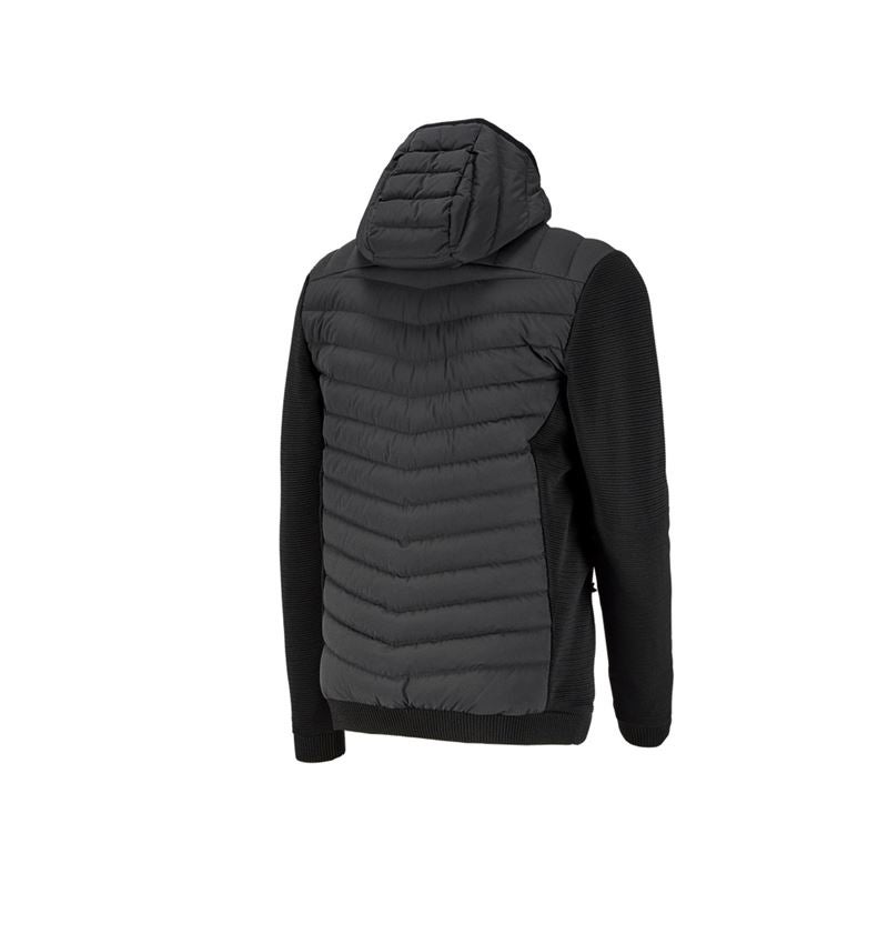 Topics: Hybrid hooded knitted jacket e.s.motion ten + black 3