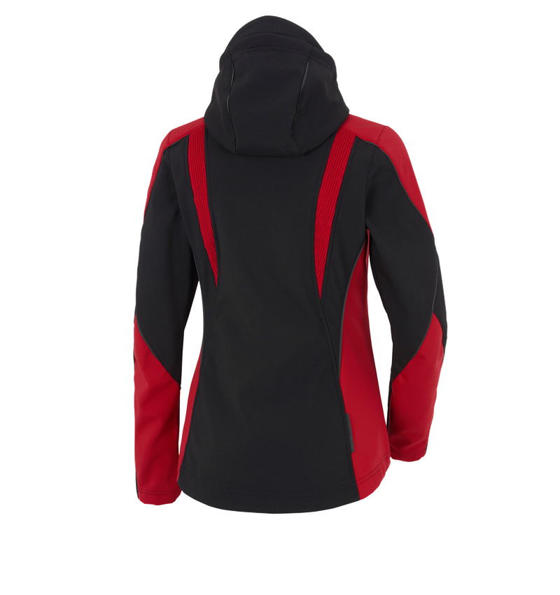 Plumbers / Installers: Softshell jacket e.s.vision, ladies' + black/red 3