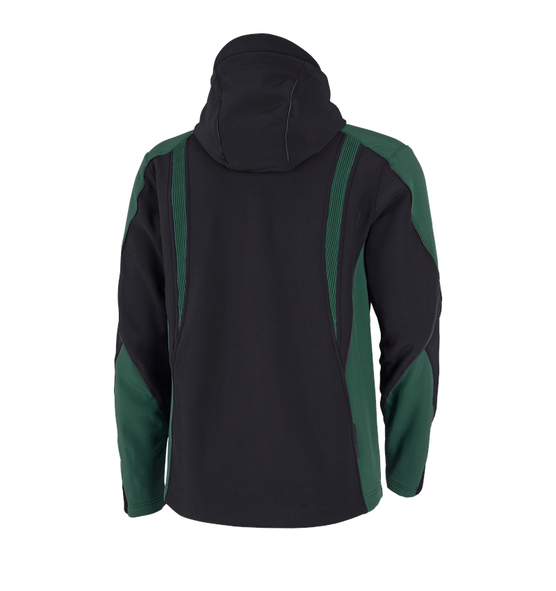 Joiners / Carpenters: Softshell jacket e.s.vision + black/green 3