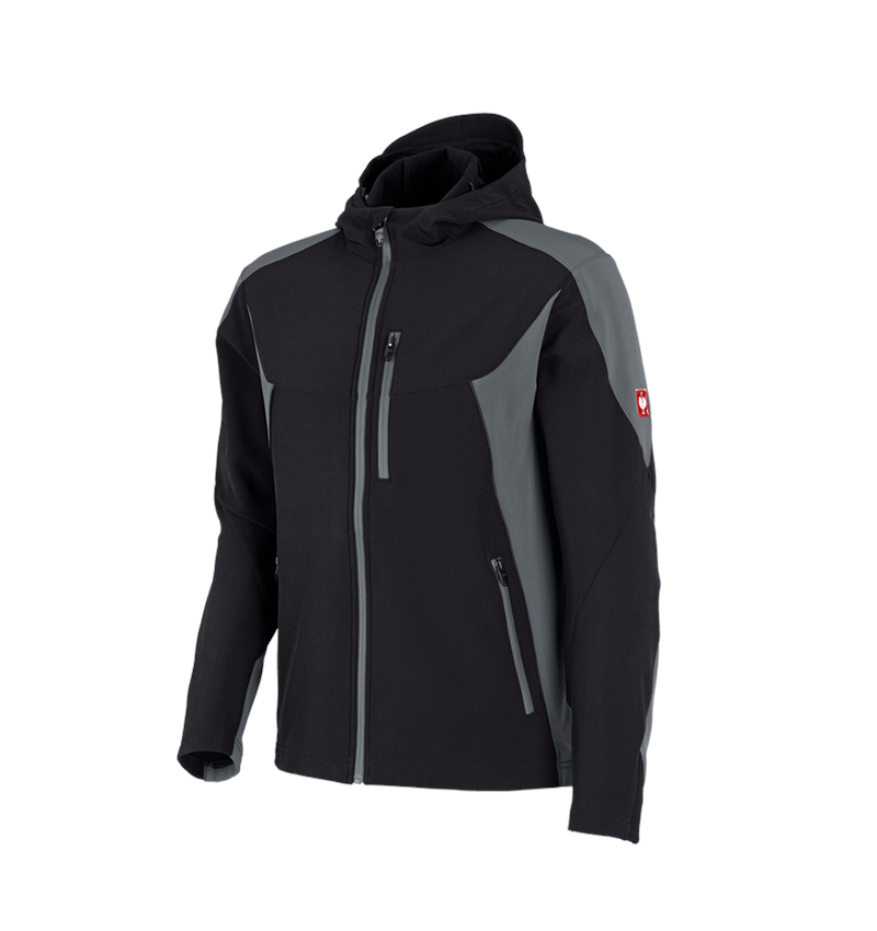 Plumbers / Installers: Softshell jacket e.s.vision + black/cement 2