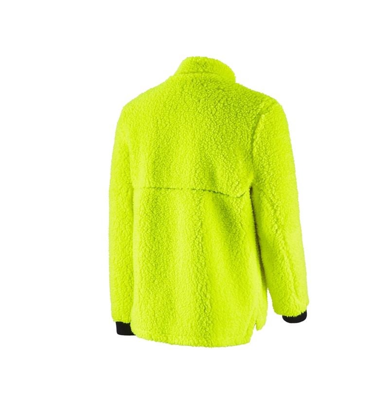 Work Jackets: e.s. Forestry faux fur jacket + high-vis yellow 3